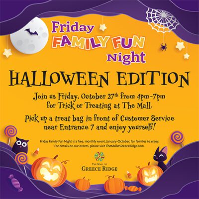 Friday Family Fun Halloween Edition | The Mall at Greece Ridge