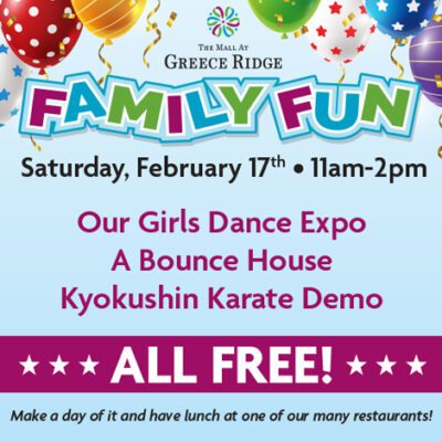 Family Fun Day | The Mall at Greece Ridge